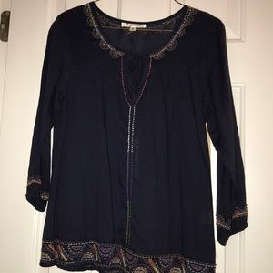 Never worn blue top!